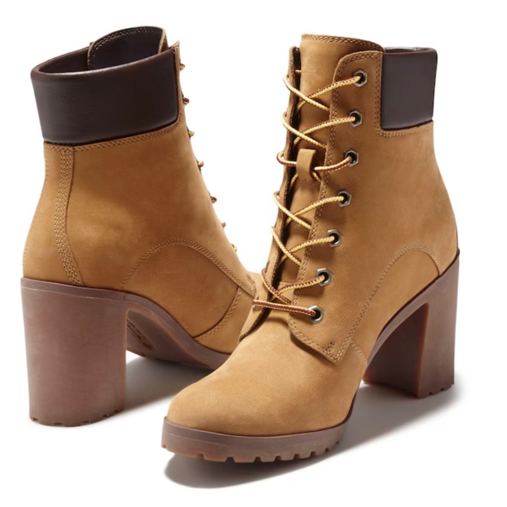 Timberland Heeled Booties - Size 8W - Never Worn